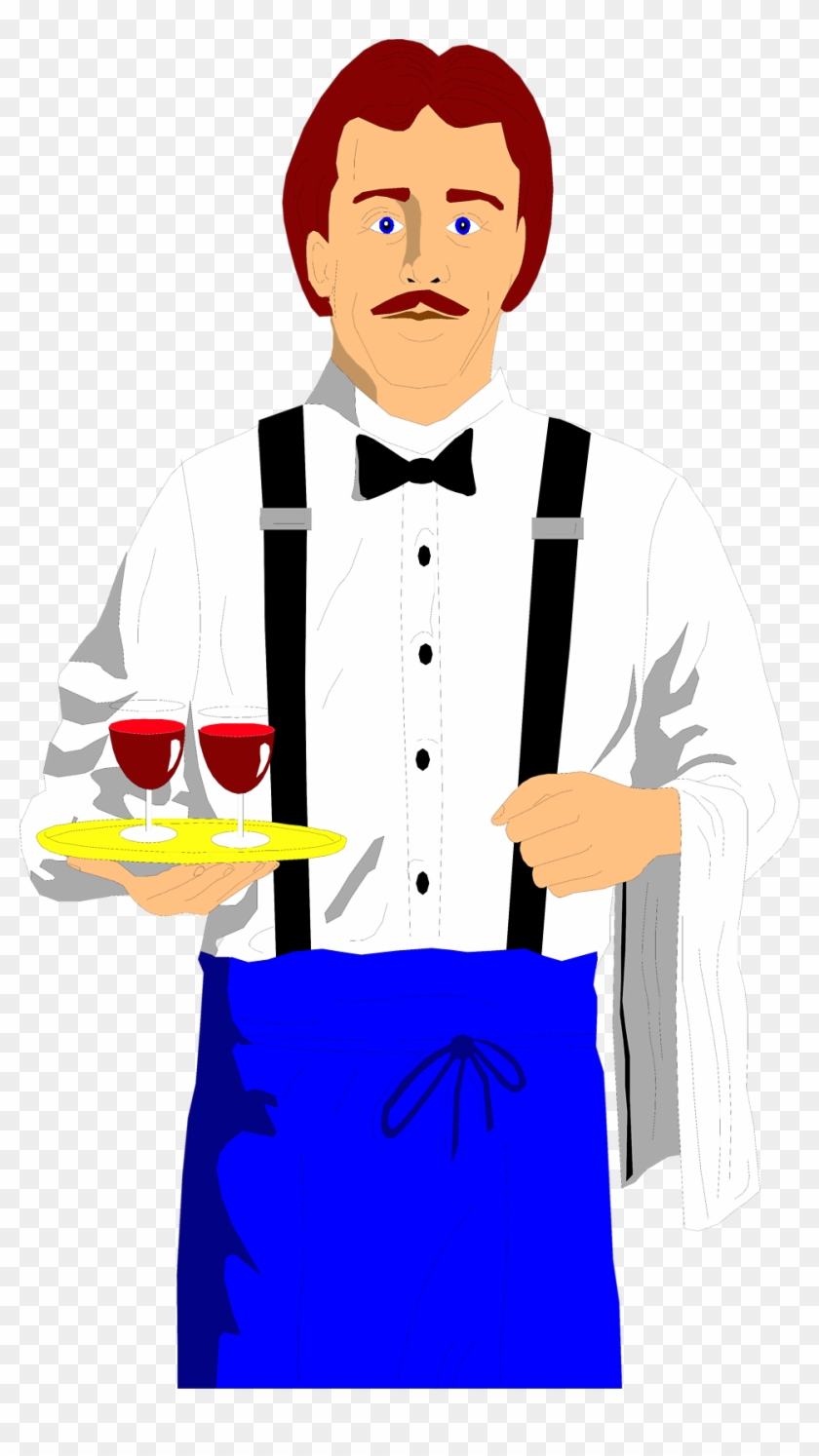 Waiter Clip Art - Waiter Clip Art #426516