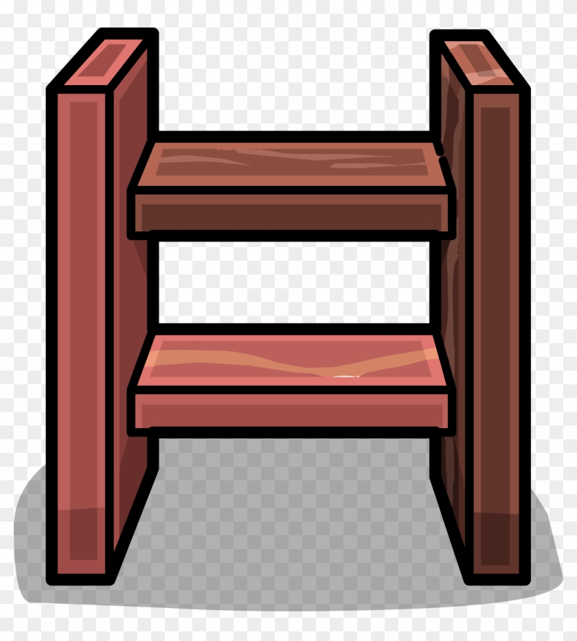 Short Wooden Steps Sprite 002 - Furniture #426522