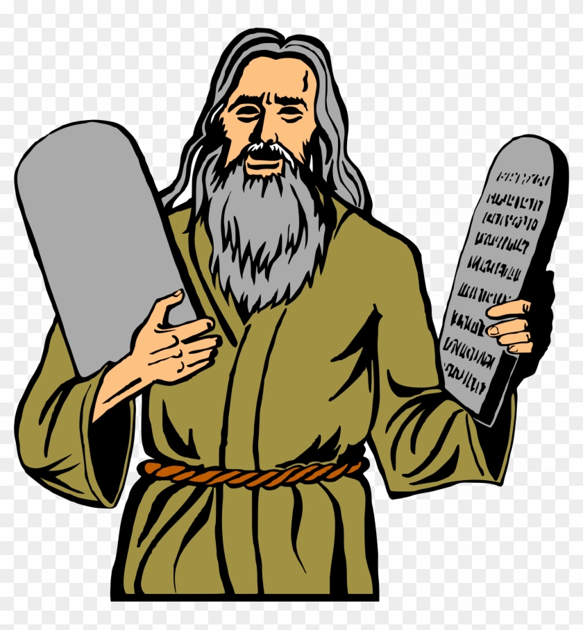 Big Image - Moses 10 Commandments Clipart #426723