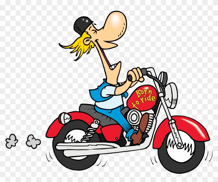 Motorcycle Cartoon Harley-davidson Drawing Clip Art - Cartoon Motorcycle #426792