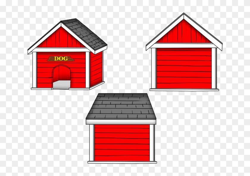 Red Dog House Clipart #426829