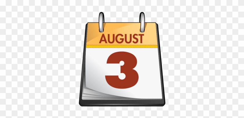 Wcf Calendar Event Day 3rd - August 2 Clipart Transparent Calendar #426921