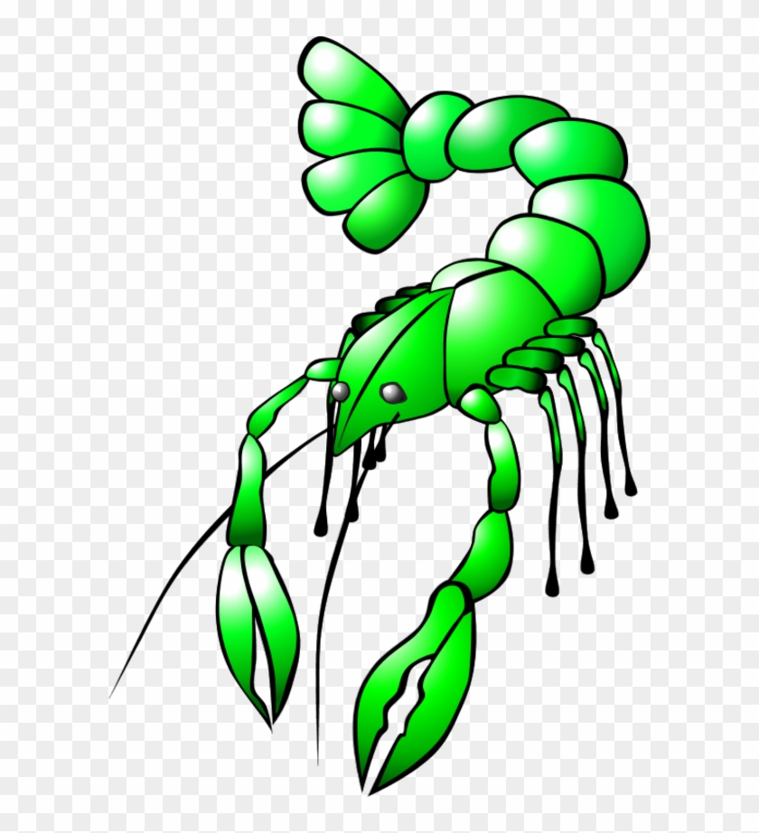 Vector Clip Art - Crawfish Clip Art #426940