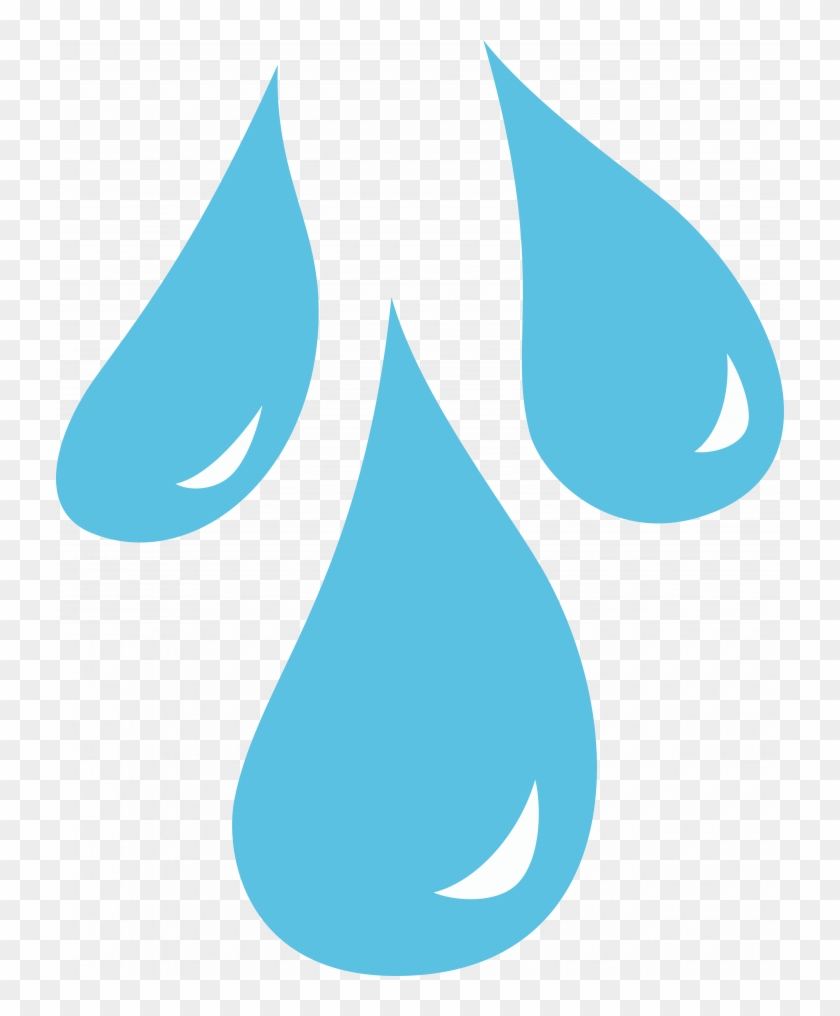 Small Raindrop Template Printable