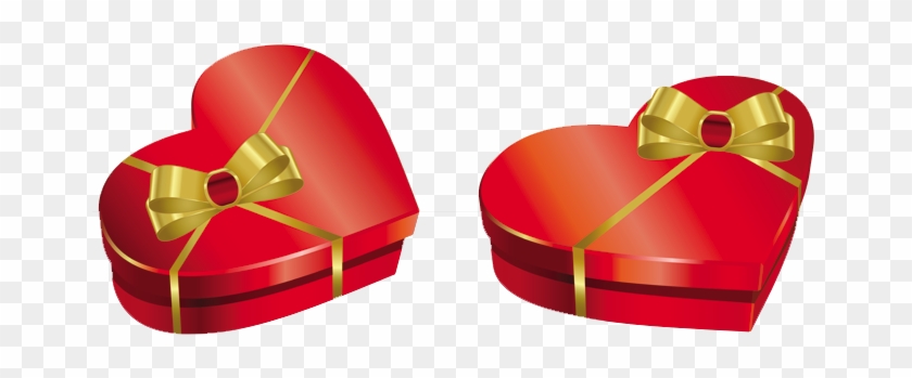 Hediye Kutuları, Kalpli Hediyeli Kutuları, Heart Gift - Vector Graphics #427014