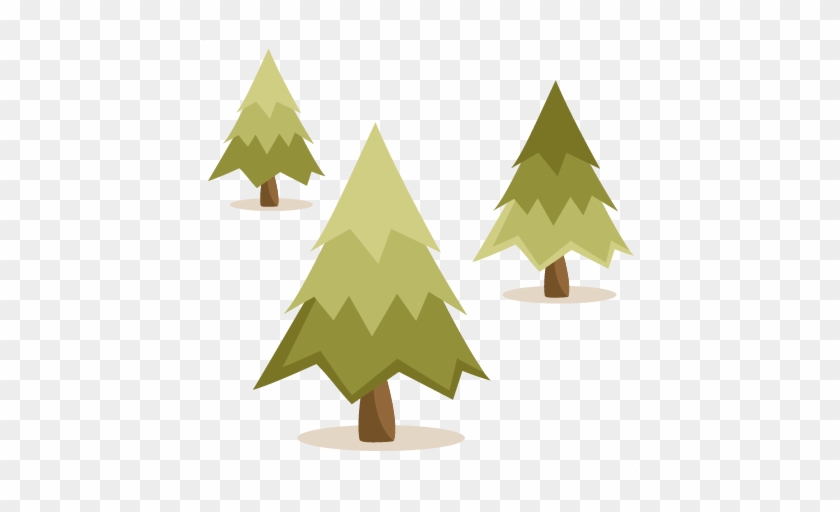 Cute Pine Tree Clipart - Pine Tree Cut File #427047