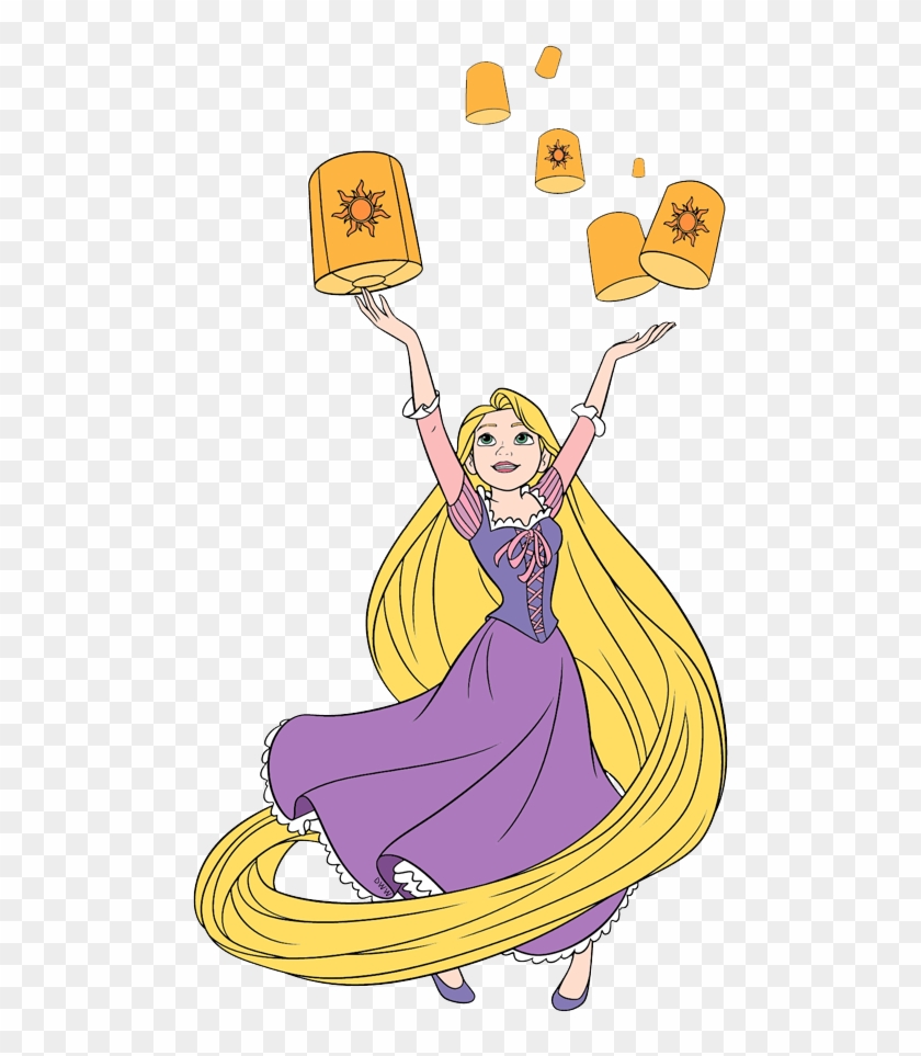 Lantern Clipart Rapunzel - Tangled Lanterns Clipart #427055