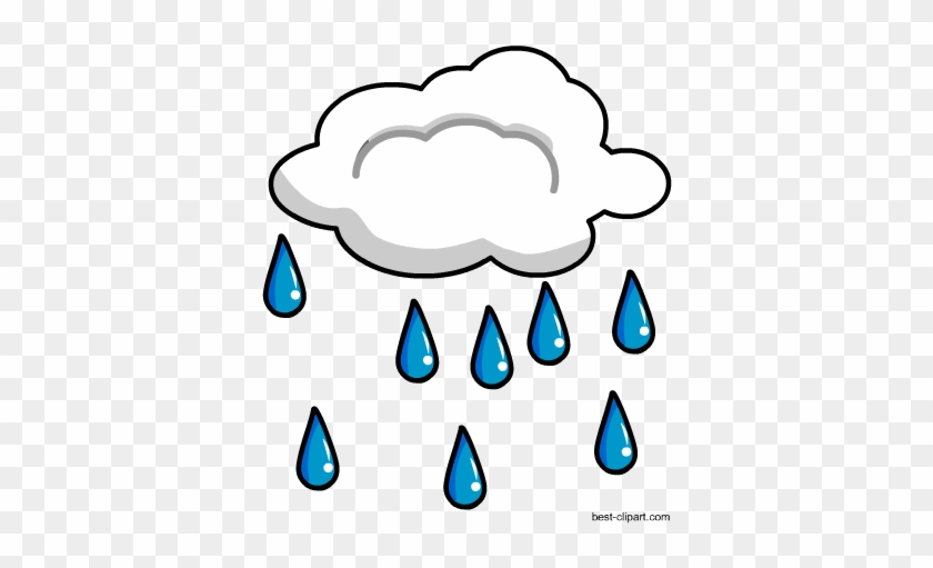 Free Cloud And Rain Clipart Png Image - Clip Art #427094