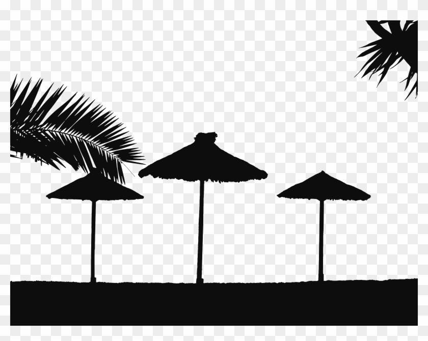 Silhouette Png Clipart - Silhouette Beach #427147