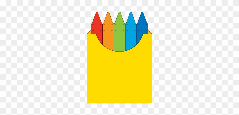 Craftwell - Box Of Crayons Clipart #427192