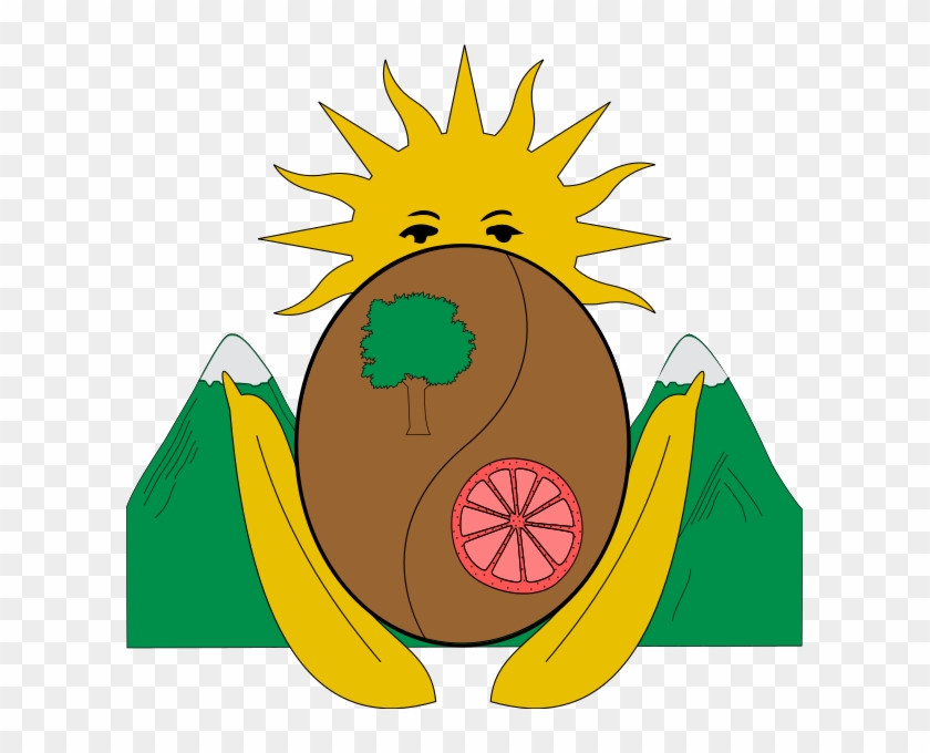 Cartoon Pineapple 19, Buy Clip Art - Escudo De Villarrica #427259