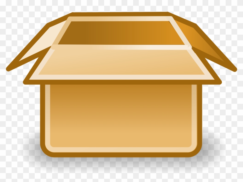 Best Of Cardboard Box Clip Art Medium Size - Package Vector #427317