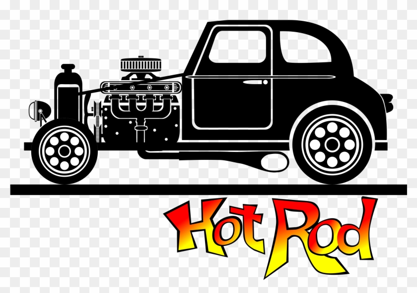 Classic Car Clipart Hot Rod - Hotrod Clip Art #427324