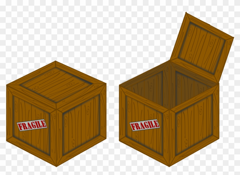 Open Crate Clipart #427406