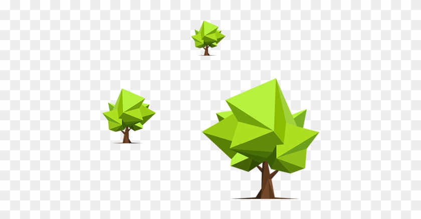 Polygon Tree Low Poly Illustration - Polygon Tree #427499