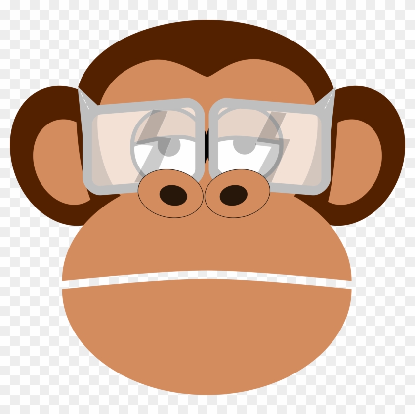 Eye Protection Clipart - Monkey With Safety Goggles #427539