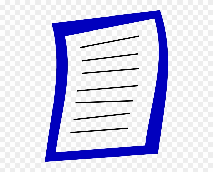 Blue Paper Clip Art - Paper Clip Art #427586