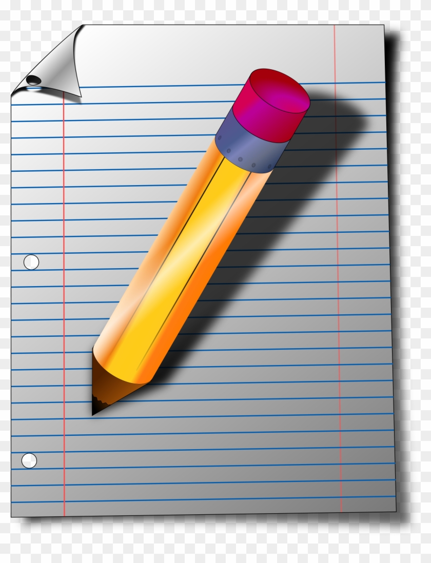 Big Image - Pencil And Paper Transparent #427593