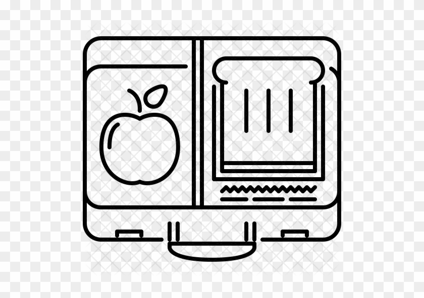 Lunchbox Icon - Apple Box #427808