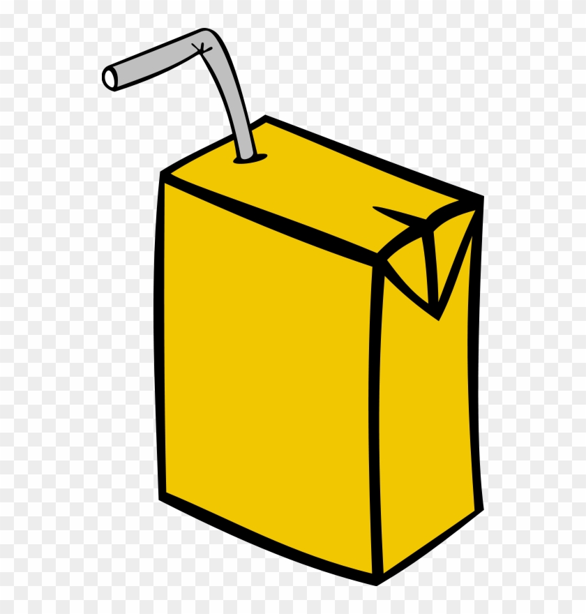 Juice Box Clipart - Juice Box Coloring Page #427880