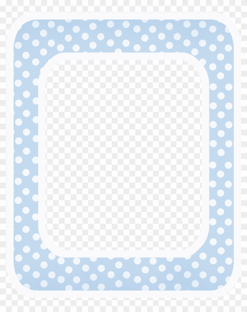 Polka Dot Blue Baby Announcement Clip Art - Polka Dot #427961