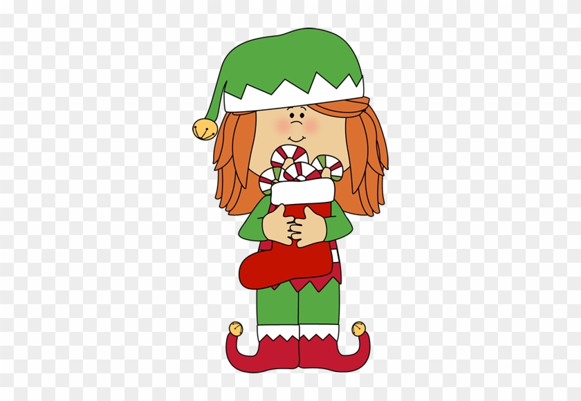 Clipart - Boy And Girl Elf Clip Art #427990