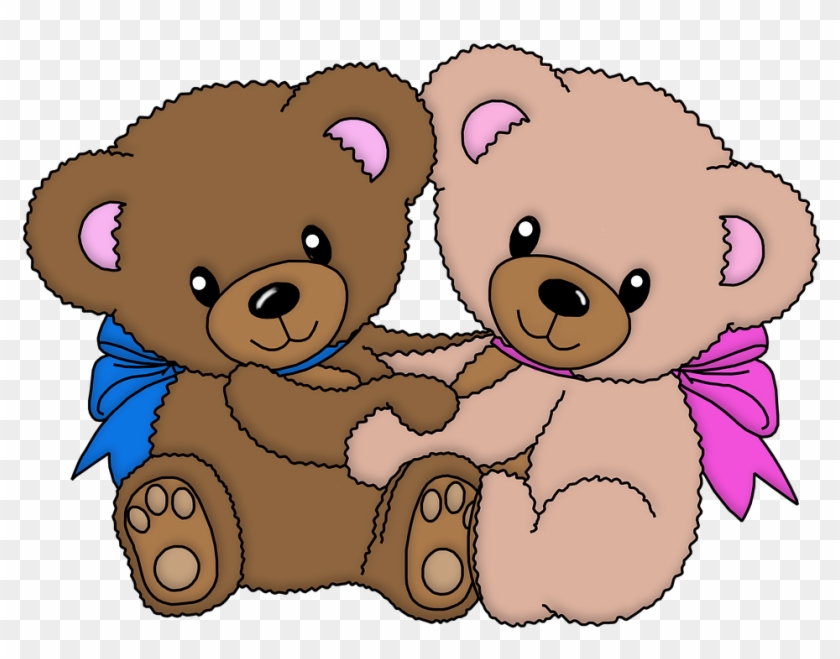 Adorable Bear Cliparts - Happy New Year 2018 Teddy Bear #428040