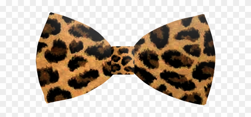Leopard Print Bow By Fapperscreations On Deviantart - Animal Print Bow Tie Clipart #428046