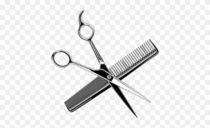 Haircut - Hairdressing Scissors And Comb #428262