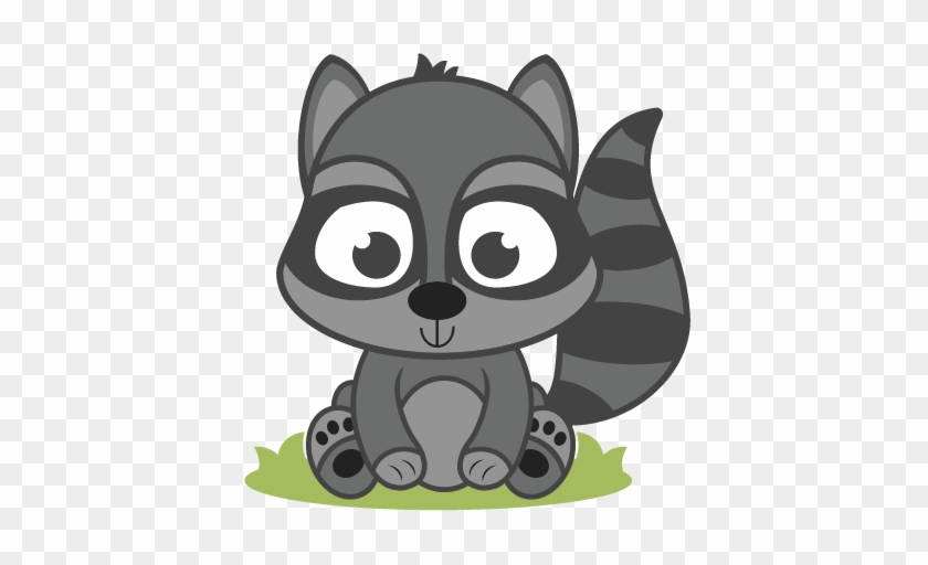 Cute Cartoon Baby Raccoon #428327