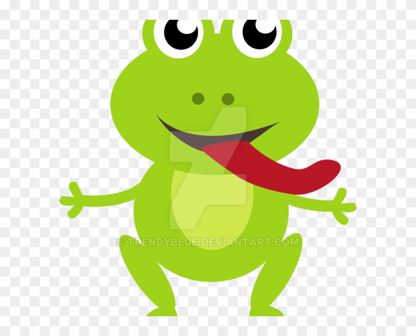Cute Frog Drawing Cute Frog Licking Drawing Trendyblue - Cute Frog Drawing Easy #428455
