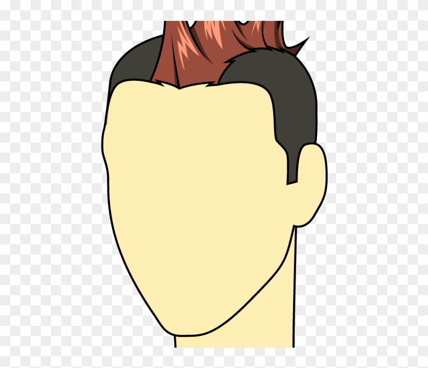 How To Draw Male Hairstyle - Cartoon #428478