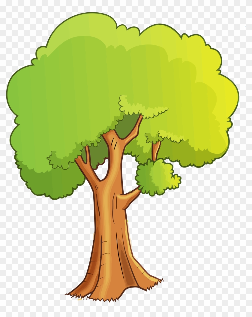 Tree Cartoon Drawing Clip Art - Clip Art Cartoon Tree #428498