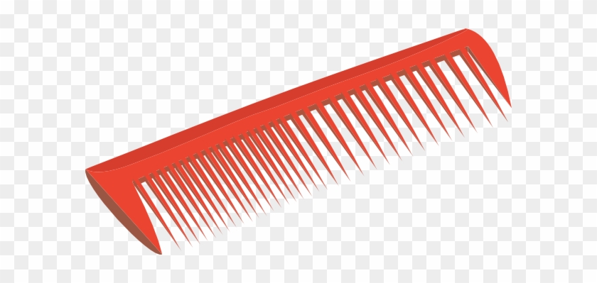 Red Comb Clip Art - Comb Clipart #428545