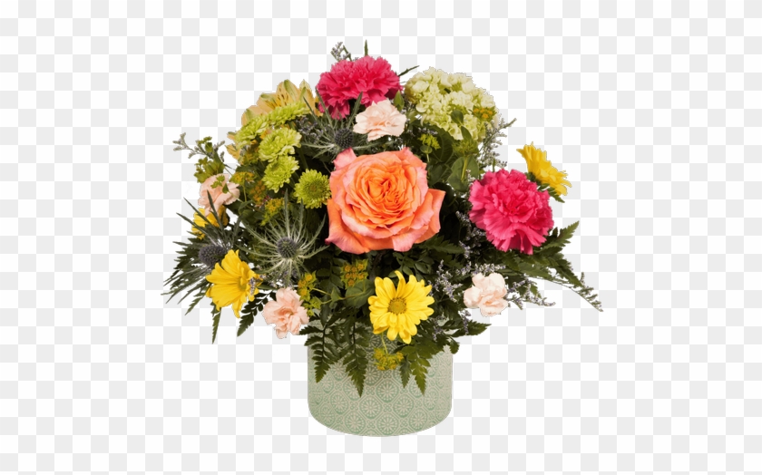 Garden Roses Cut Flowers Floral Design Flowerpot - Garden Roses Cut Flowers Floral Design Flowerpot #428593