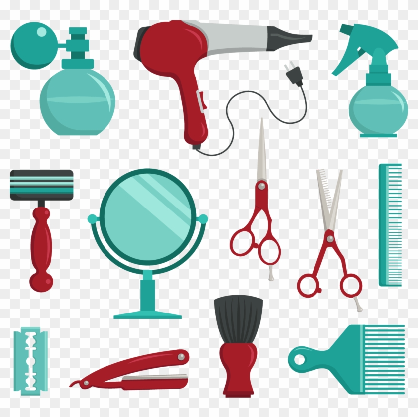 Comb Barber Beauty Parlour Scissors - Beauty Salon #428610