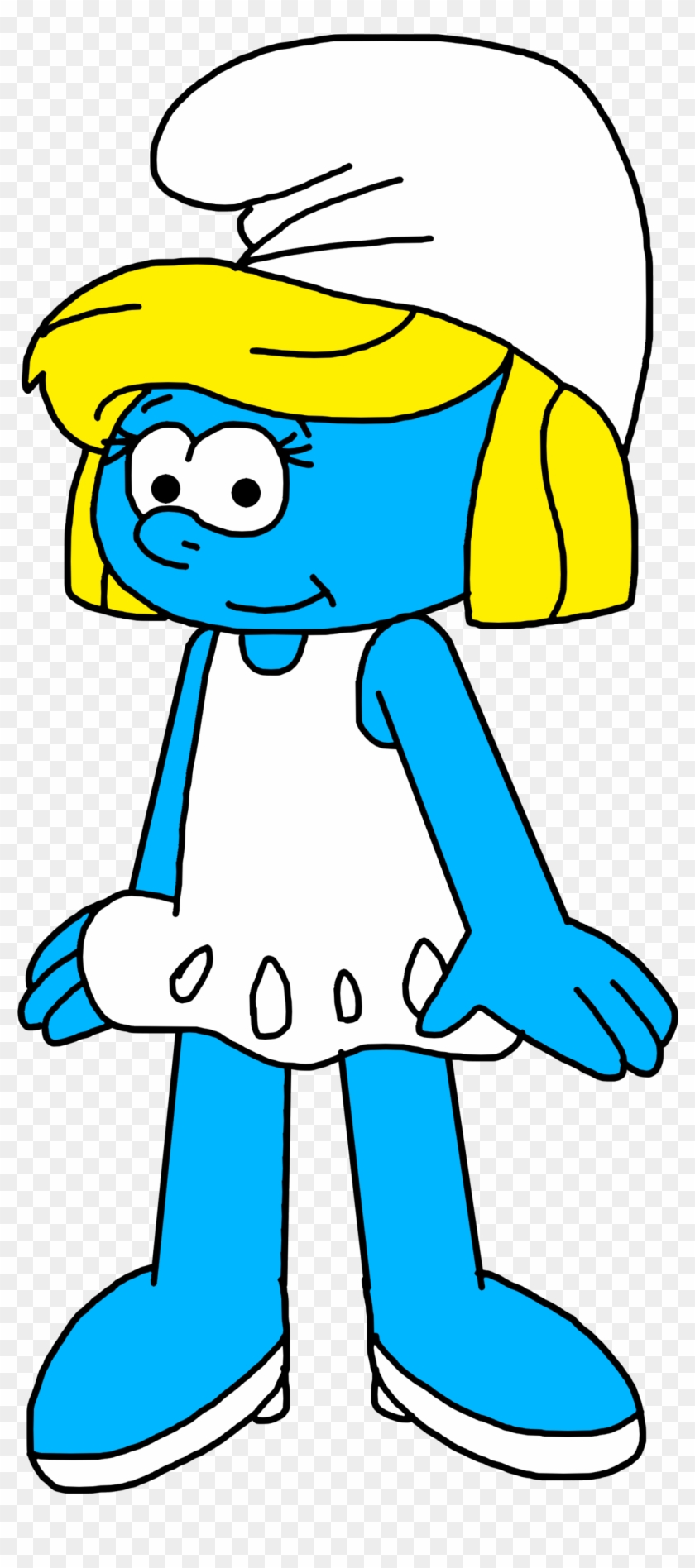 Smurfette With Her Hair Cut By Marcospower1996 - Smurfette Haircut #428677