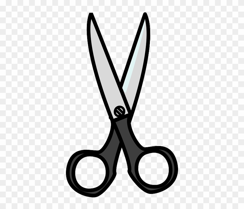 Cutting Scissors, Office, Tool, Barber, Hair, Cutting - Scissors Drawing #428720