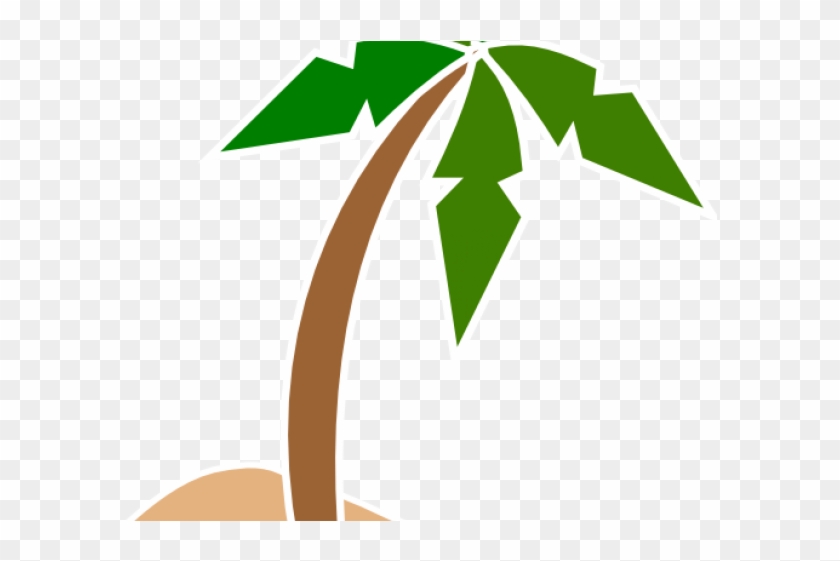 Leaves Clipart Coconut Tree - Island Clip Art #428952