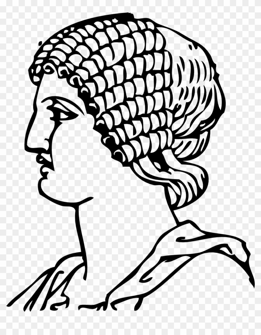 Grecian Hairdressing - Starověké Řecko Ženy Účes #428966