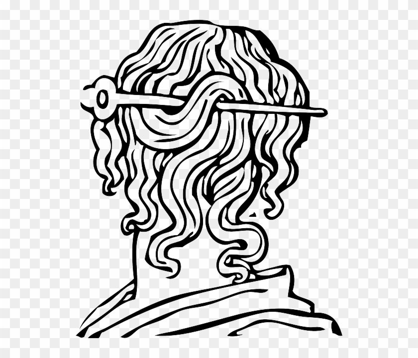 Grecian Hair, Hairdressing, Greek, Woman, Head, Greece, - Griechenland Antik Frisur #429001