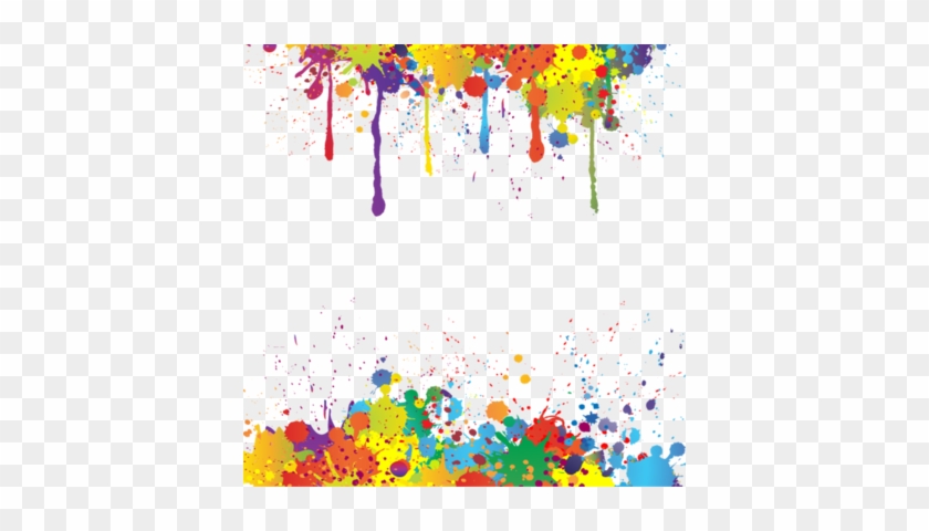 Vector Graphics Design Background Png Psd Detail - Paint Splatter  Powerpoint Template Free - Free Transparent PNG Clipart Images Download