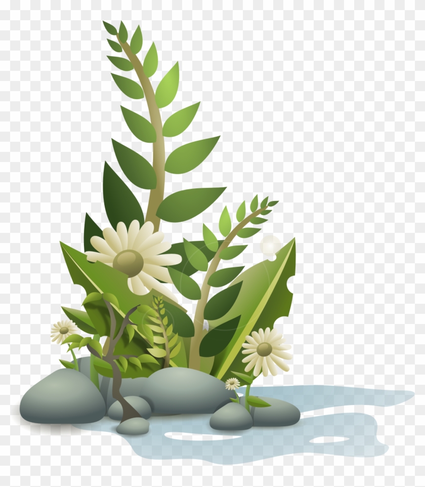 Summer Flowers Vectors Free Vector Graphics Everypixel - Plants Clipart Png #429141