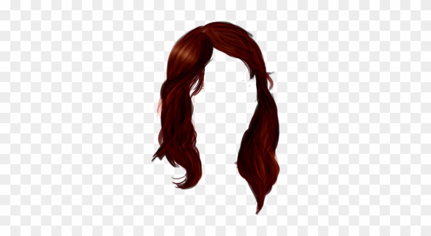 red hair wig clipart