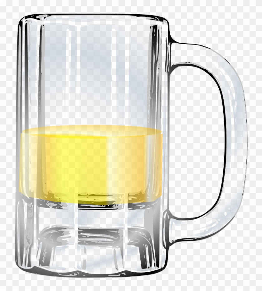 Glass Of Beer Clip Art On Free Clipart Images Clipartix - Half Empty Beer Glass #429286