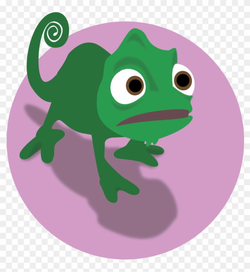 Chameleon Clipart Tangled - Pascal Tangled Cartoon - Free Transparent PNG  Clipart Images Download