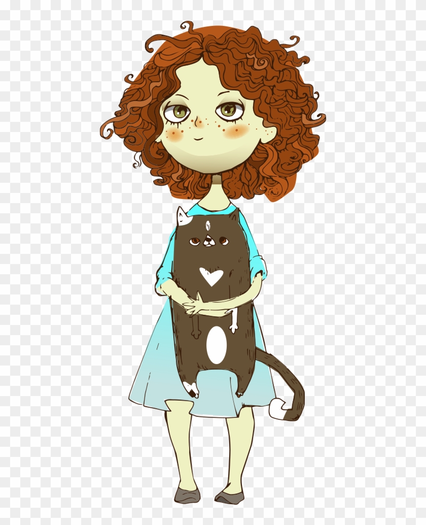 Cat Curly Girl - Cat Curly Girl #429432
