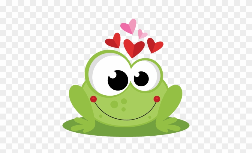 Frog In Love Svg Scrapbook Cut File Cute Clipart Files - Frog In Love #429426