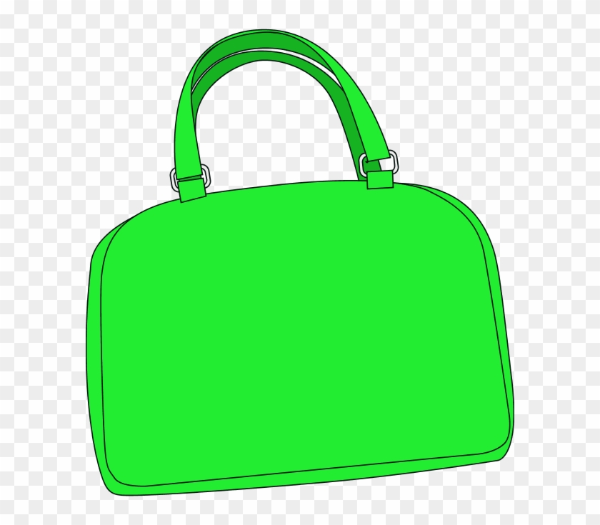 Girl - Green Purse Clip Art #429680