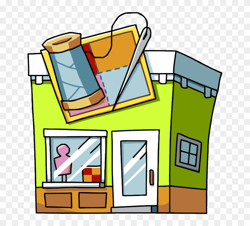 Seamstress Shop - Clip Art #429719